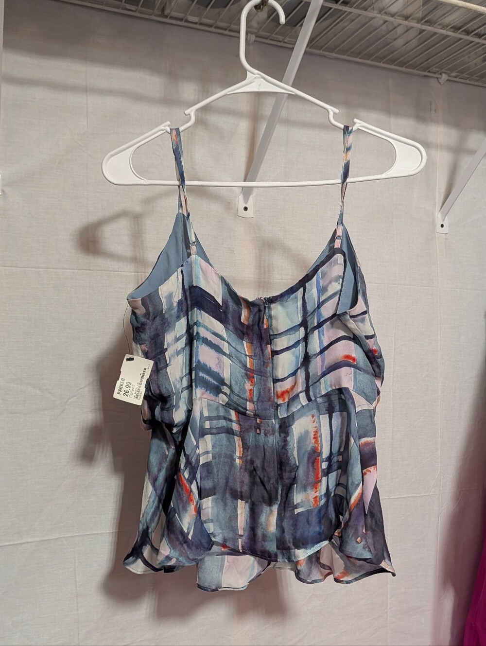 Parker Abstract Strappy Camisole